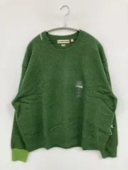 ANYA HINDMARCH ニット/セーター 3XL グリーン ウール・ニット 無地 ワンポイント 刺繍 バックプリント ミドル丈 長袖 クルーネック(丸首) レディースのサムネイル