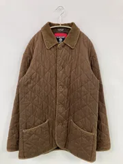 HARVARD ハーバード ブルゾン EXTRA LARGE ブラウン コーデュロイ 無地 ワンポイント キルティング ミドル丈 フードなし ボタン留め メンズのサムネイル