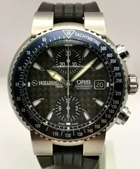 限定 ORIS オリス 7556 TI チタン ウィリアムズF1 クロノグラフ 2000本限定 自動巻き 時計のサムネイル
