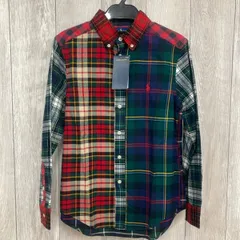 POLO RALPH LAUREN ポロラルフローレン キッズ 子供服 チェックシャツ ネルシャツ 長袖 150cm 　平塚店 衣料品　㉑