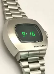 美品 HAMILTON ハミルトン H524140 PSR パルサー 緑 デジタル 腕時計のサムネイル