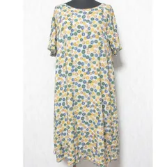 良品 Sally Scott サリースコット ドット柄 半袖 ワンピース 57-45-3023 9AR ベージュ系 レディース 古着 中古 USEDのサムネイル