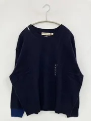ANYA HINDMARCH ニット/セーター 3XL ネイビー ウール・ニット 無地 ワンポイント 刺繍 ミドル丈 長袖 クルーネック(丸首) レディースのサムネイル