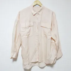 美品 23SS MACKINTOSH マッキントッシュ シアーキュプラシフォンブラウス 長袖 シャツ G5M-12-142 38 ピンク レディース 古着 中古 USEDのサムネイル