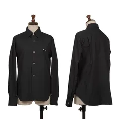 プレイ コムデギャルソンPLAY COMME des GARCONS ハートワッペンベーシックシャツ 黒Mのサムネイル