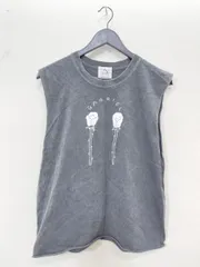 Ray BEAMS レイビームス バラ柄 ノースリーブ Tシャツ 黒 スミクロ ■◆レディースのサムネイル