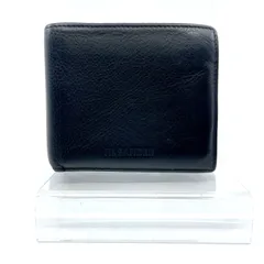 JIL SANDER 　ジルサンダー  二つ折り財布　レザー　ブラック　メンズのサムネイル