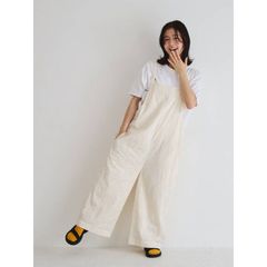 新品タグ付 tomomi×TUTIE. リネンブラウジングサロペット 黒 - メルカリ