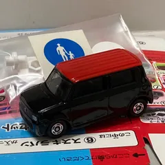 【トミカ】スズキ ラパン ／ ブラック・レッド 未使用（検品開封のみ／丁寧開封品）標識付き 箱あり 美品 【状態ランクA】　SUZUKI LAPINのサムネイル