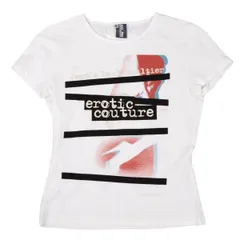 ジーンズポールゴルチエJean's Paul GAULTIER グラフィックガールプリントTシャツ オフホワイト黒他40のサムネイル