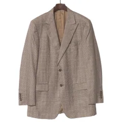 ■美品■Dunhill ダンヒル テーラードジャケット サイズ52 S 千鳥格子 チェック ブレザー シングルジャケット ブランド古着【中古】20260609/RA9733のサムネイル