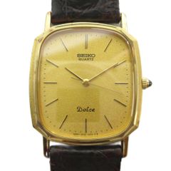 ✨SEIKO✨セイコー✨DOLCE✨ゴールド文字盤✨7731-5240✨腕時計