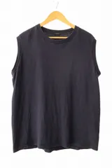 コモリ COMOLI 空紡天竺ノースリーブ Tシャツ X01-05010 2 紺 ネイビー ブランド古着ベクトル 中古 260605のサムネイル