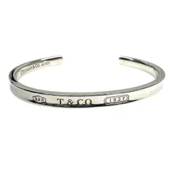 価格改定】TIFFANY 極美品 ティファニー 1837 ナロー カフ バングル