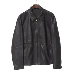 Salvatore Ferragamo サルヴァトーレフェラガモ ライダースジャケット サイズ50 ガンチーニ シングル レザージャケット ブランド古着【中古】20260609/RA9732のサムネイル