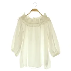 マルティニーク martinique 25SS 2way オフショルダー ブラウス 七分袖 ギャザー フリル ホワイト /MY ■OSのサムネイル