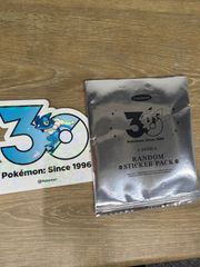 現地売切【韓国限定】ポケモン 30周年記念ステッカー ゼニガメ