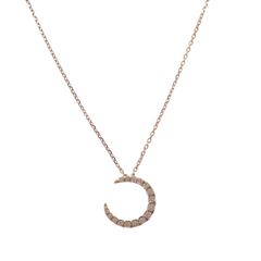 スタージュエリー STAR JEWELRY ムーン ネックレス K18イエロー 