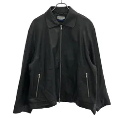 MAISON SPECIAL メゾンスペシャル レザー プライムオーバー シングルライダース ジャケット 11222211206 ブラック 1のサムネイル