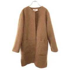CELINE セリーヌ ノーカラーウールコート 2M991582R.02CM ブラウン 34のサムネイル