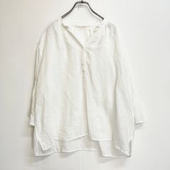 ☆極美品☆ ウィムガゼット ラミースタンドカラーシャツ リネン 麻
