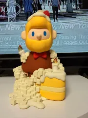 FINDING UNICORN アートトイ FARMER BOB ピクセルユニバース シリーズ チーズケーキ