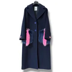 極美品 leur logette カシミヤ ロングコート フォックス ビジューのサムネイル
