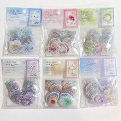【6種類セット】 クーリア シーリングディアシール メモリー 全6種 シーリングスタンプ風 デコ シール