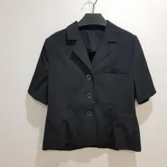LYNN リネン ブレンド 半袖 ジャケット 66半 (新品)のサムネイル
