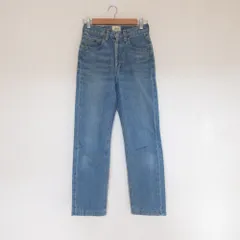 良品 SERGE de bleu サージ USED加工 デニムパンツ W23 ブルー レディース 古着 中古 USEDのサムネイル
