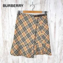 BURBERRY バーバリー ノバチェック スカート 膝丈 ベージュ - メルカリ