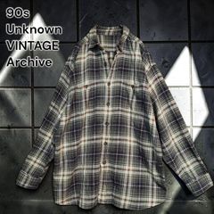 ✓00s archive グランジ オンブレチェック ネルシャツ カートコバーン