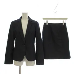 スーツセレクト SUIT SELECT セットアップ 上下 ジャケット スカート スーツ 11 グレー 無地 ひざ丈 長袖 /LPのサムネイル