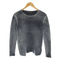 エンポリオアルマーニ EMPORIO ARMANI ニット セーター カシミヤ混 S 青 紺 ネイビー 長袖 ラウンドネック 6H1MV3 1M03Z /YMのサムネイル