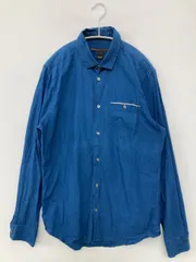 MARC BY MARC JACCOBS マークバイマークジェイコブス シャツ/ブラウス S ブルー コットン 無地 ミドル丈 長袖 レギュラーカラー メンズのサムネイル