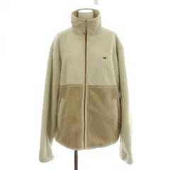 トミー TOMMY JEANS ボアジャケット 上着 S 白 ホワイト ジップアップ ハイネック 長袖 /LPのサムネイル