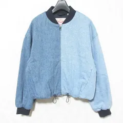 美品 リーバイス XS BABY ブルゾン ジャケット PC9-A5868-0001 XS ミディアムインディゴ レディース 古着 中古 USEDのサムネイル