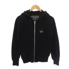 エーケーエム AKM × BROWN BUNNY LUXE163 ジップアップパーカー ジャケット ロゴ 黒 /BMのサムネイル