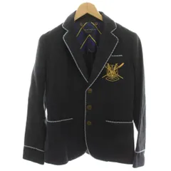 ラルフローレン RALPH LAUREN テーラードジャケット シングル 3B マリン 麻 リネン 7 紺 ネイビー /HN のサムネイル