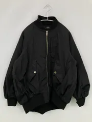 UNDERCOVER アンダーカバー ブルゾン M ブラック 無地 ミドル丈 フードなし ジップアップ メンズ レディースのサムネイル