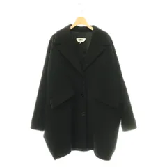 マルタンマルジェラ Martin Margiela MM6 オーバーサイズコクーンコート ロング 36 ブラック /HK ■OS ■SHのサムネイル