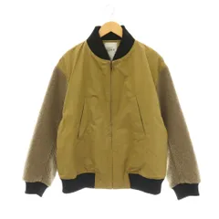 メゾンイエナ MaisonIENA 25AW 別注Nell/ネルボアショートブルゾン ジャケット ジップアップ イエローベージュ モカ ブラック /DO ■OSのサムネイル