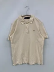 FRED PERRY フレッドペリー ポロシャツ EUR 38 アイボリー 無地 ワンポイント ブランドロゴ 半袖 レディースのサムネイル