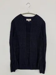 COS コス カーディガン/ボレロ M ネイビー ナイロン ニット 無地 ミドル丈 長袖 レディースのサムネイル