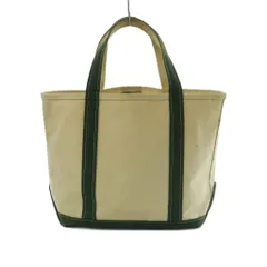 エルエルビーン L.L.BEAN キャンバストートバッグ 緑 グリーン アイボリー /MI ■OS ■SH