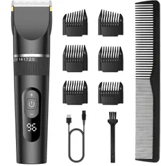 バリカン  USB充電式 ヘアーカッター 電動バリカンメンズ IPX7防水 5段階刈り高さ調節GTS−6030 //734893/X0018IE8O7/X001BAWOY3/X0018TJJH7のサムネイル