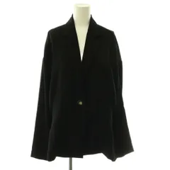 エンフォルド ENFOLD 24SS THICKEN BOX-JACKETジャケット テーラード 薄手 38 黒 ブラック /CX ■OSのサムネイル