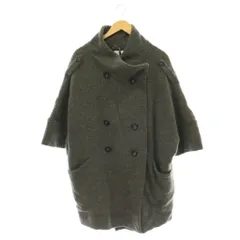 ツモリチサト TSUMORI CHISATO ウール混 コート アウター フェイクファー 2 グレー /CX ■OSのサムネイル