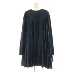 マーレット Merlette SOLIMAN ティアードワンピース TOMORROWLAND別注 長袖 膝丈 XS ネイビー /DO ■OSのサムネイル