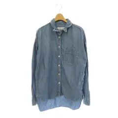 レミレリーフ REMI RELIEF デニムダンガリーシャツ ブラウス コットン F 青 ブルー /CX ■OSのサムネイル